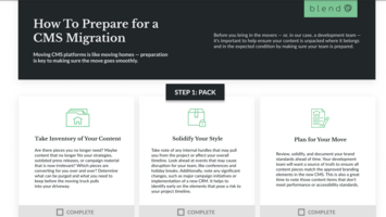 How to Prepare for a CMS Migration