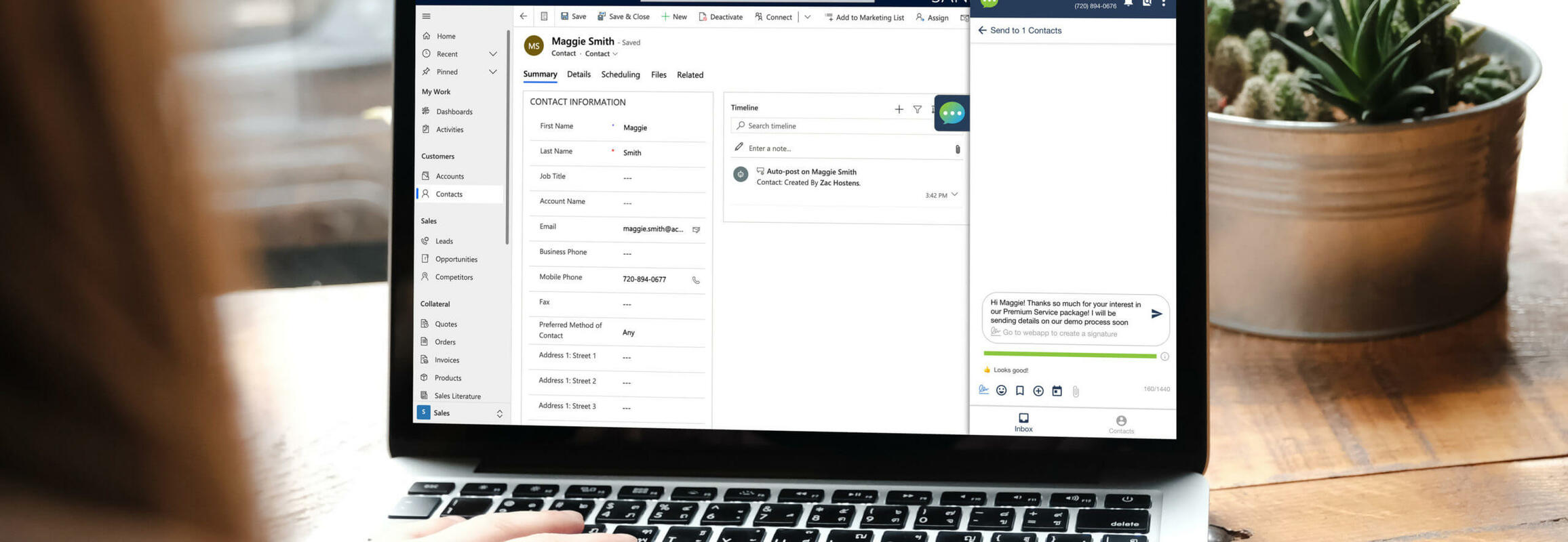 How to Use the TextUs + Microsoft Dynamics SMS Integration