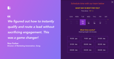 How Gong improved form conversion by 70% and fast-tracks ideal leads