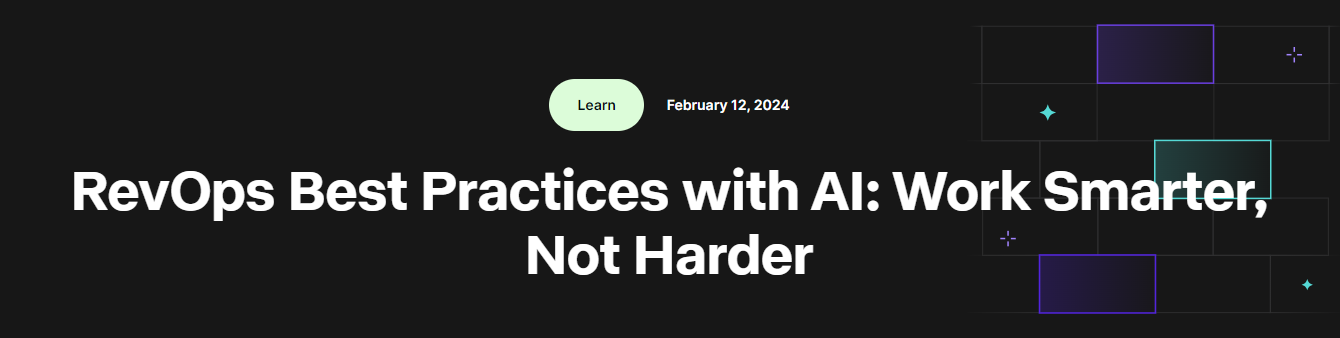 RevOps Best Practices with AI: Work Smarter, Not Harder