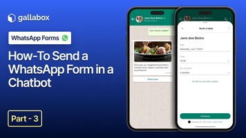 Gallabox WhatsApp Forms Tutorial Part 3 -  How-To Automatically Send a WhatsApp Form in a Chatbot