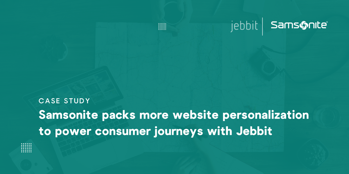 Samsonite packs more website personalization to power consumer journey with jebbit