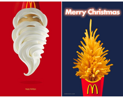 Neat Christmas McDonald's ad - Swipe File