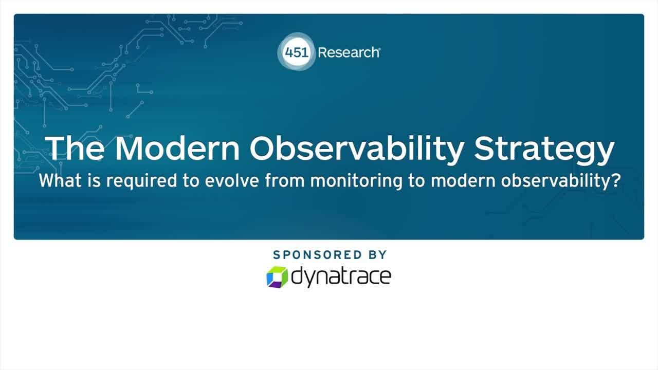 Nancy Gohring: What is required to evolve from monitoring to modern observability?