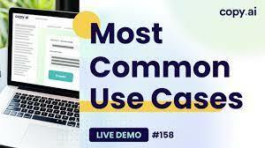 Most Common Use Cases | Copy.ai Live Demo #158