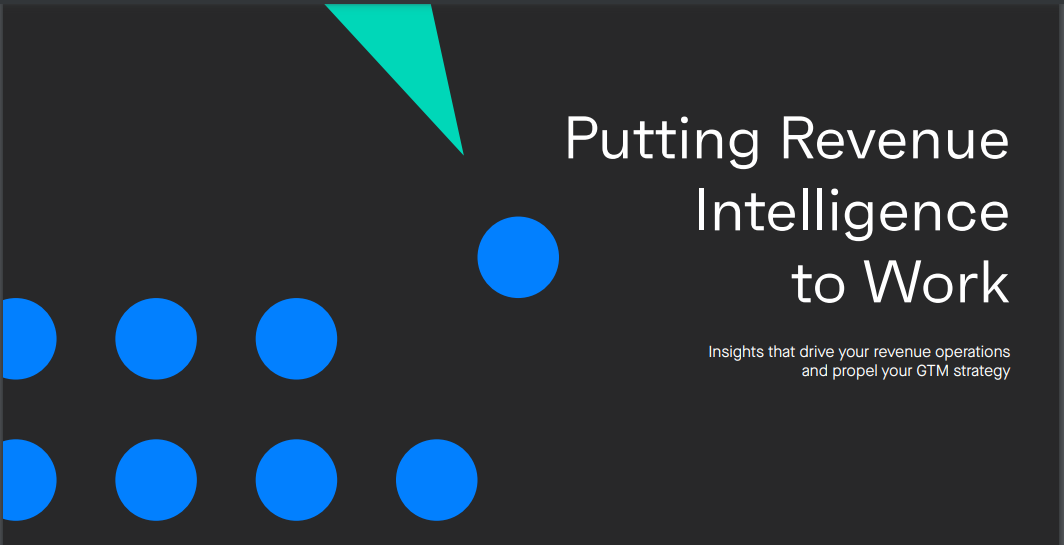 Putting Revenue Intelligence to Work