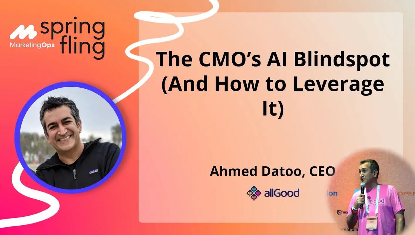 Ahmed Datoo - The CMO&#039;s AI Blind Spot