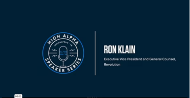 Speaker Series with Ron Klain, Executive Vice President and General Counsel at Revolution