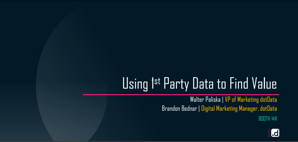 Using 1st Party Data to Find Value