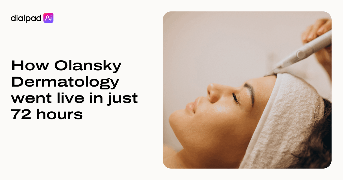 How Olansky Dermatology went live in just 72 hours