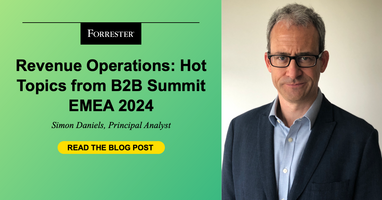 Revenue Operations: Hot Topics From B2B Summit EMEA 2024