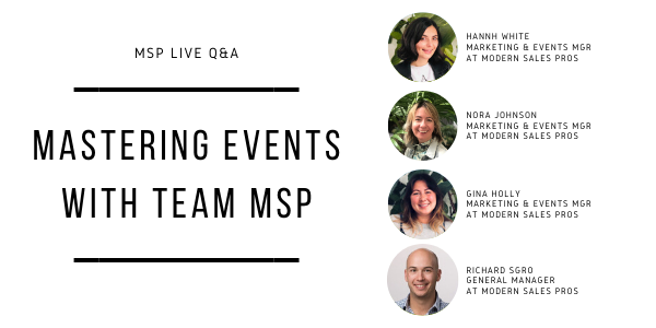 Mastering Events with the Modern Sales Pros Team