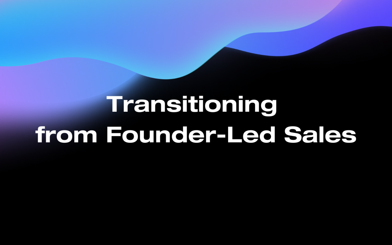 ATM Unplugged: Transitioning from Founder-Led Sales