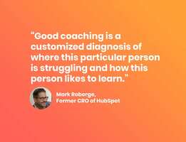 People Leading People: Mark Roberge, Former CRO of HubSpot, on coaching sales teams