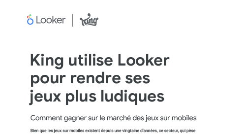 King enrichit le développement de jeu avec des données