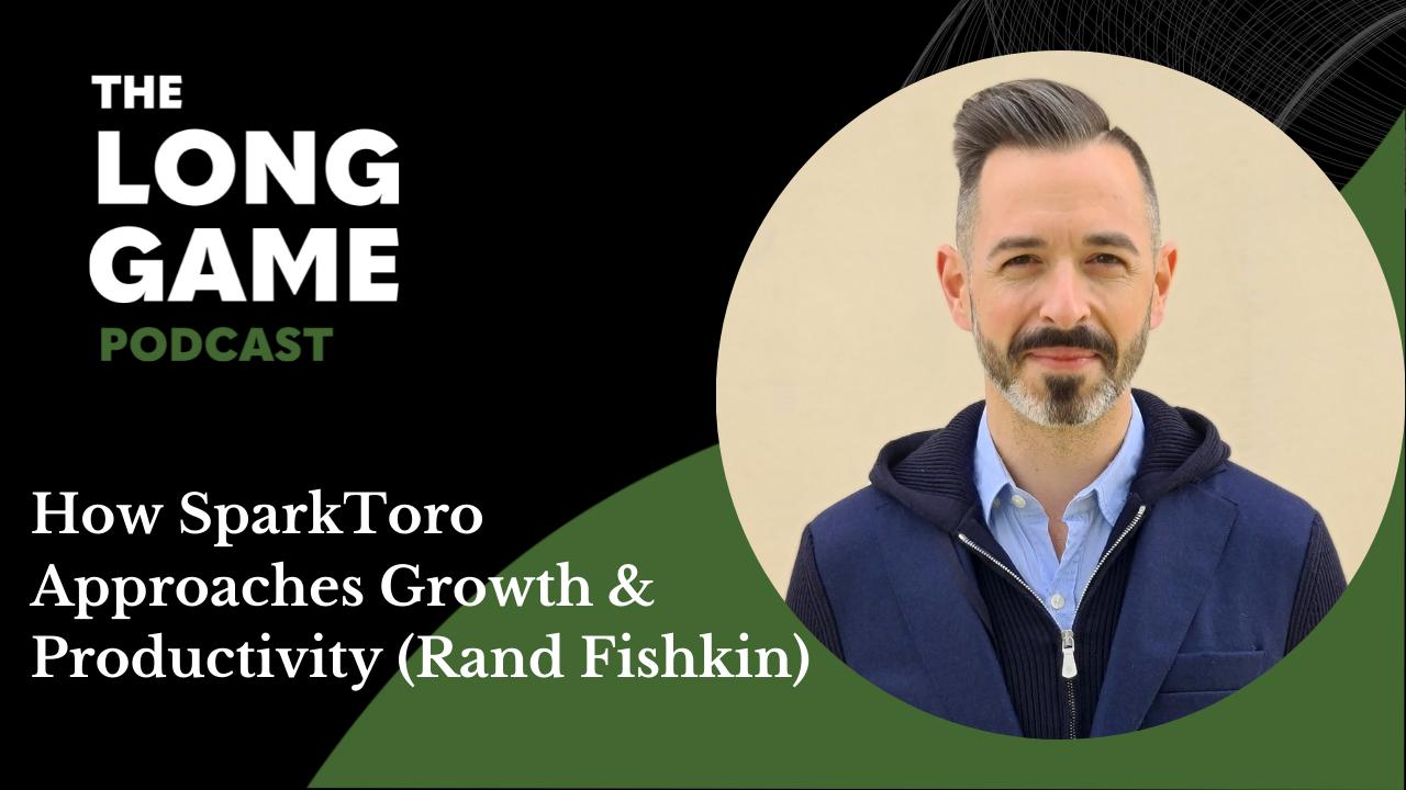 How SparkToro Approaches Growth & Productivity (Rand Fishkin)