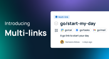 GoLinks Multi-links: Access Multiple Resources with One Go Link 