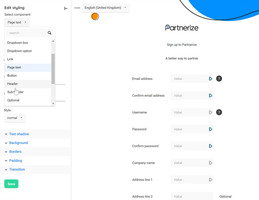 New to Partnerize: Create a Branded Experience at Partners' First Touchpoint with Custom Sign-Up Pages