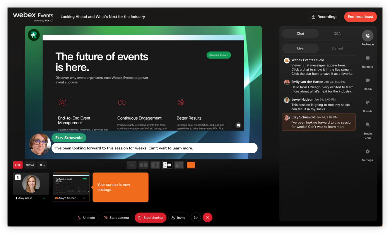 New year, new exciting updates from Webex Events 