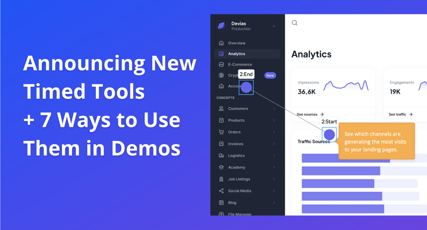 7 use cases for building demos with timed tools