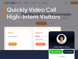 Video Call Hot Prospects on High-Intent Pages (Like Pricing, Demo Request, Contact, etc)