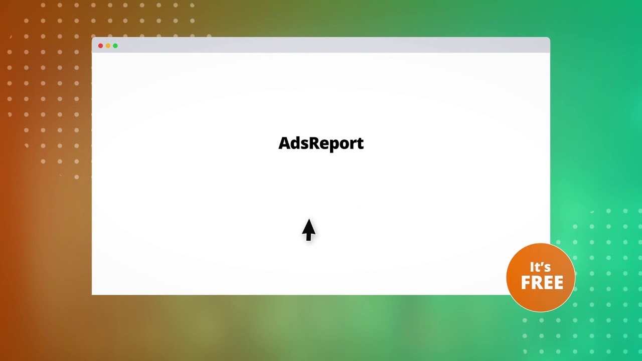 AdsReport - Free Facebook Ads Tool - ES