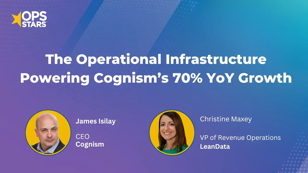 The Operational Infrastructure Powering Cognism's 70% YoY Growth
