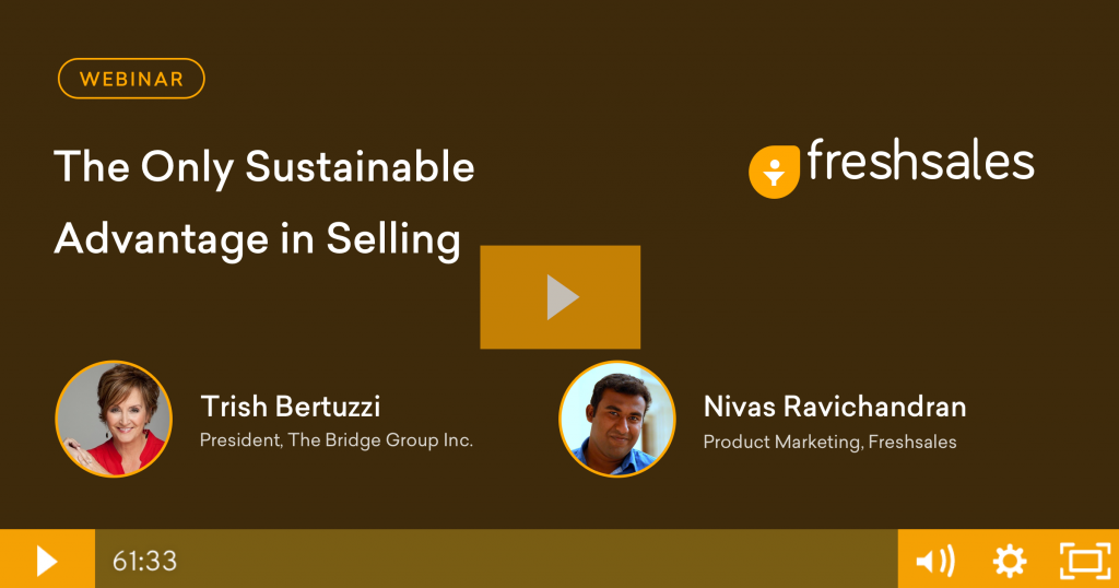 "The Only Sustainable Advantage in Selling" with Trish Bertuzzi