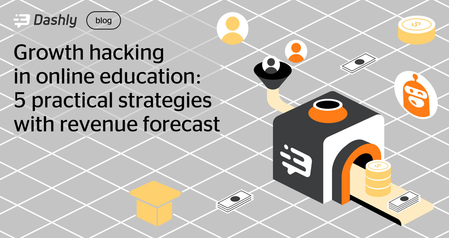 Growth hacking in online education: 5 practical strategies with revenue forecast
