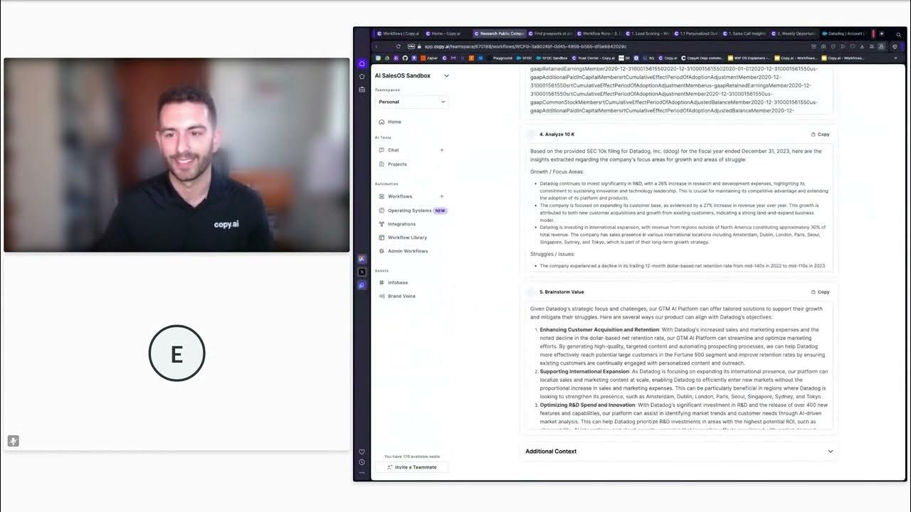 Jay Scotto presents AI Sales OS Demo