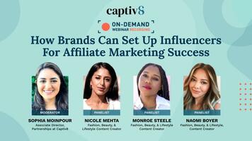 How Brands Can Set Up Influencers for Affiliate Marketing Success [On-Demand Webinar Recording]