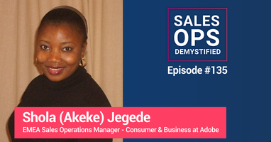 EMEA Sales Operations Manager - Shola Jegede of Adobe