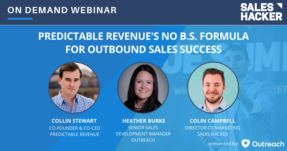 Predictable Revenue's No B.S. Formula for Outbound Success