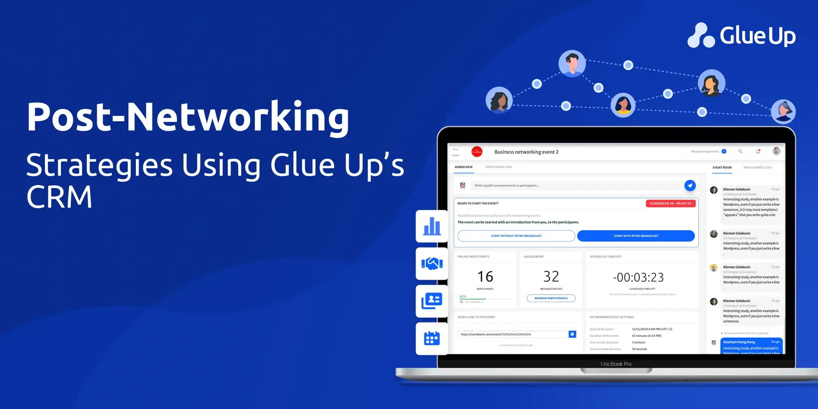 Post-Networking Strategies Using Glue Up's CRM