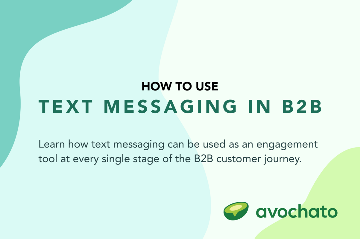 How to use B2B text messaging