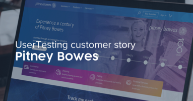 Pitney Bowes + UserTesting