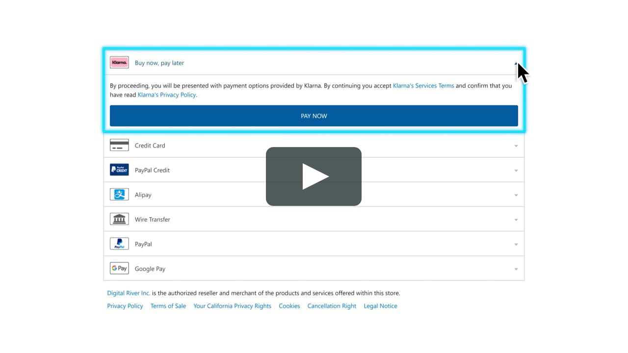 Digital River Drop-in Payment Integration