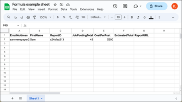 How to Automatically Apply a Google Sheets Formula to a New Row