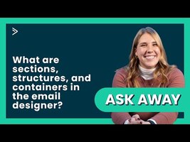 How to Use Sections, Structures, and Containers in the New ActiveCampaign Email Designer