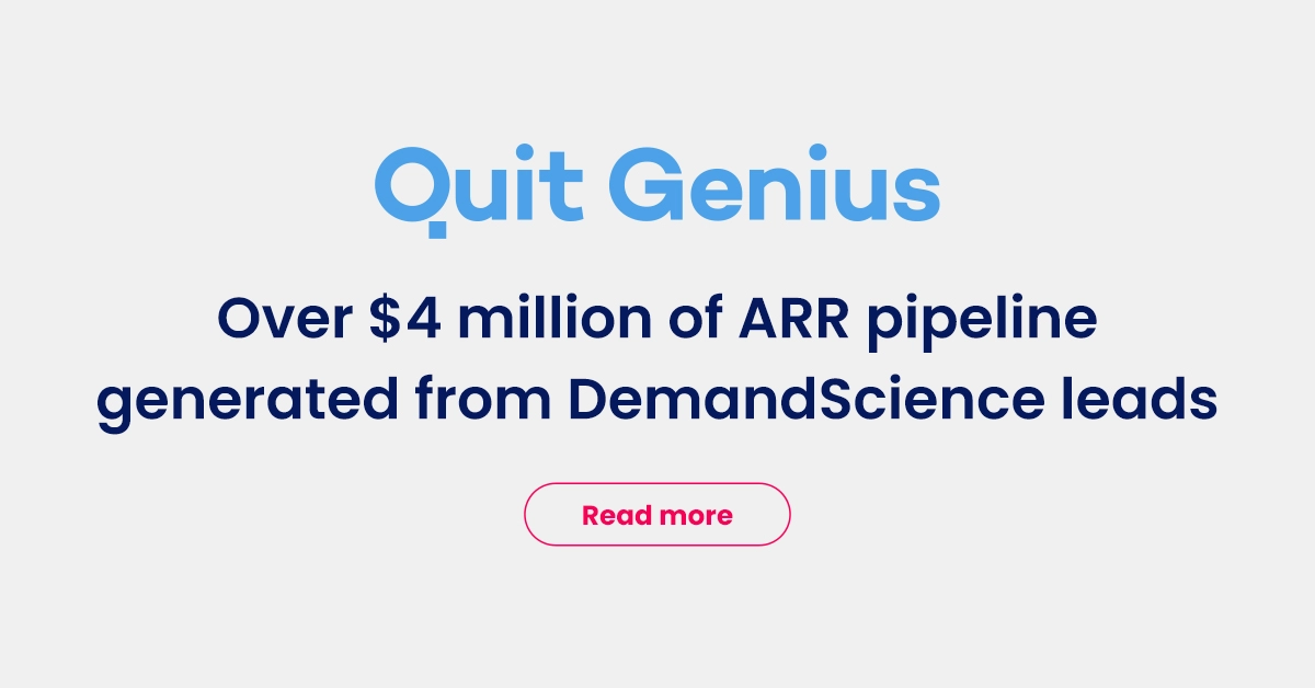 How Quit Genius Generated $4 Million of Pipeline with PureSyndication