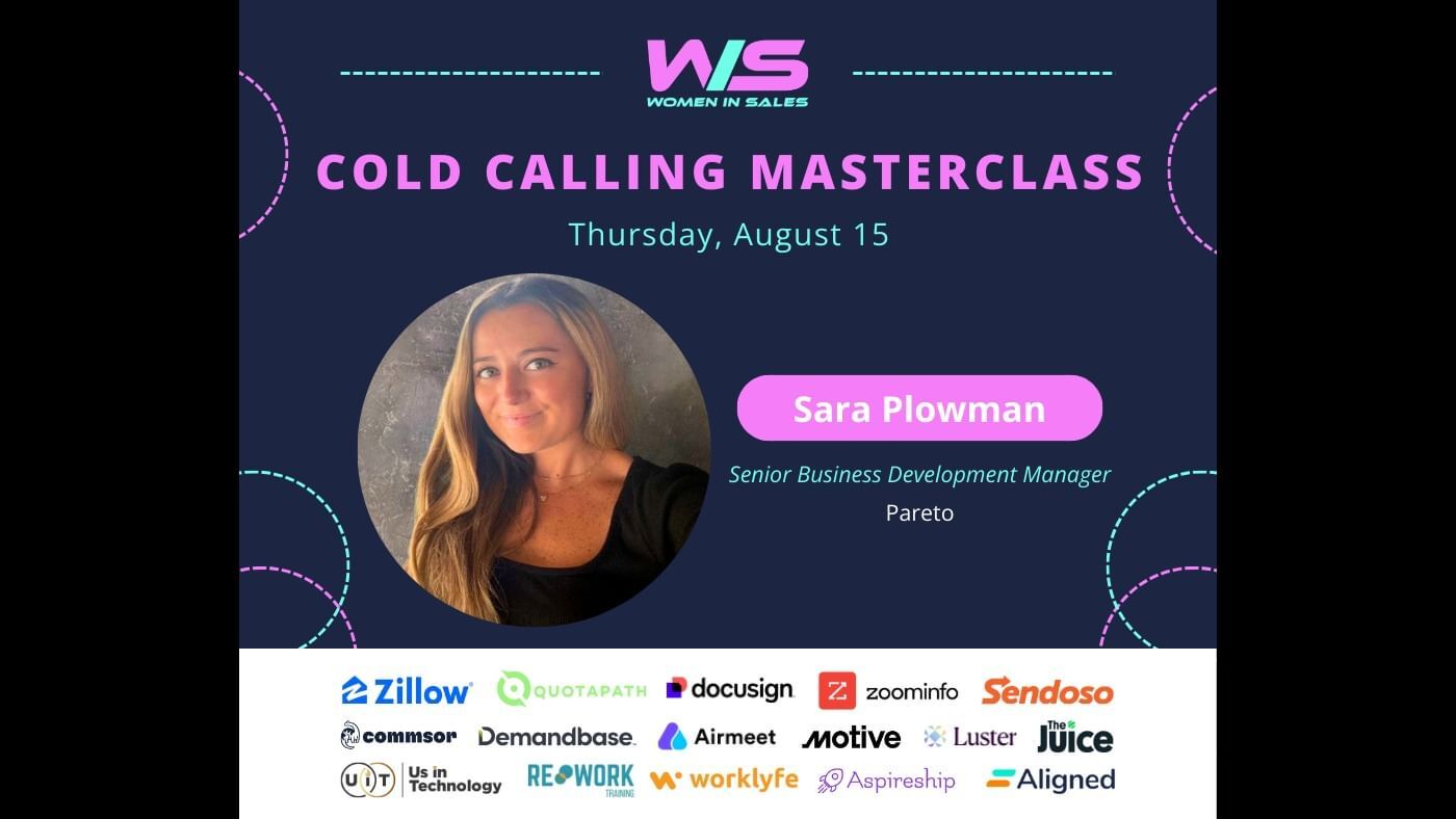 Cold Calling Masterclass Featuring Sara Plowman