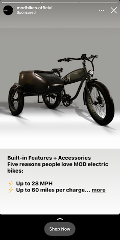 Mod Bikes Online Ad Campaign - Swipe File