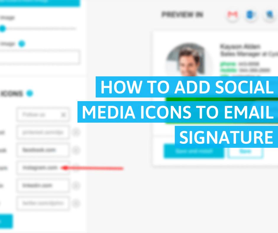 How to Add Social Media Icons to Email Signature