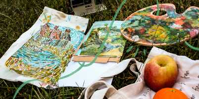 How artist Jaime Barks spends weeks in the backcountry-and still runs her business