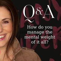 Q&A: How do you manage the mental weight of it all?
