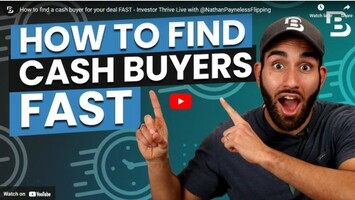 How to find cash buyer for your deal fast 