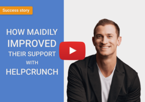 How Maidily Improved Their Support and Grew the Number of Clients With the Reliable Tools by HelpCrunch