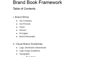 Brand Book Framework