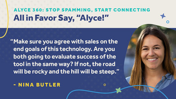 All in Favor Say, "Alyce!"