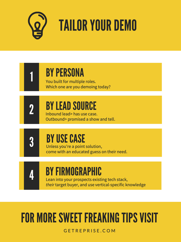 How to Tailor Your Demo – Reprise